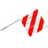 Fahne für Überbreite rot/weiss