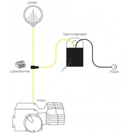 Spannungsregler Gleichrichter 12V 100W AC