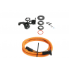 DEFA - 230VAC Anschluss-Set 2.5m *orange* mit Stecker/Dose