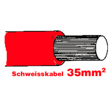 SGF Anlasserkabel hochflexibel 35mm2 rot