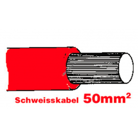 SGF Anlasserkabel hochflexibel 50mm rot