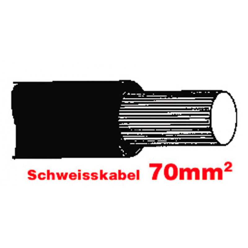 SGF Anlasserkabel hochflexibel 70mm schwarz