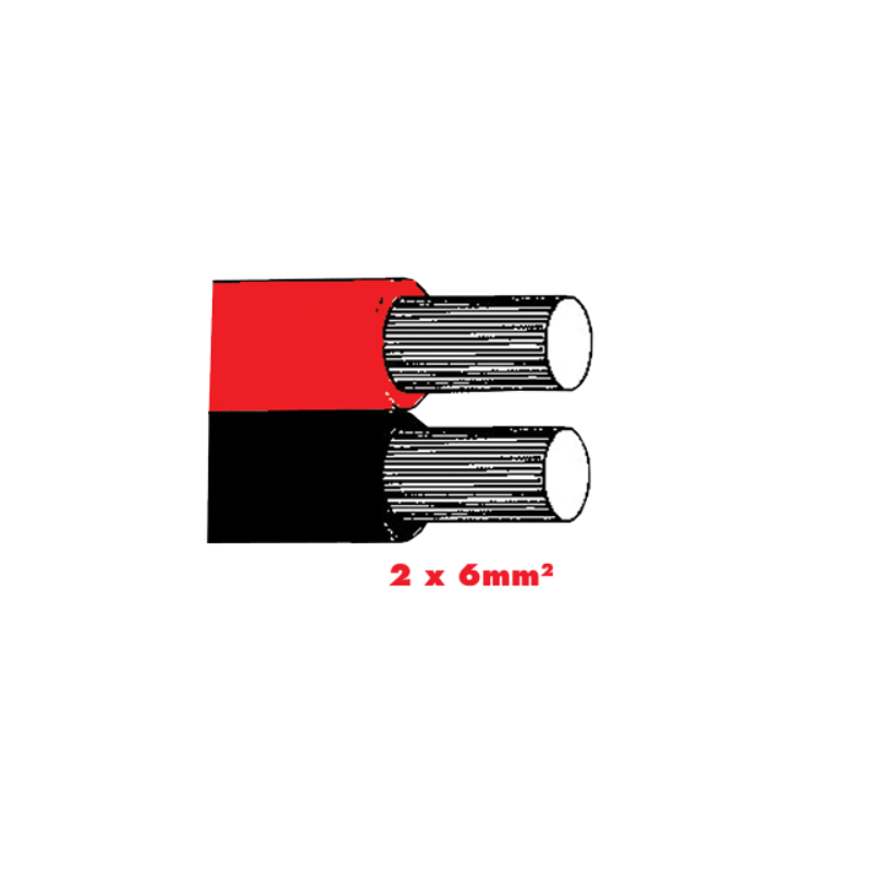 Twinflex 2x6.0mm2 Batteriekabel rot/sz