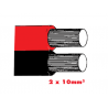 Twinflex 2x10mm2 Batteriekabel rot/sz
