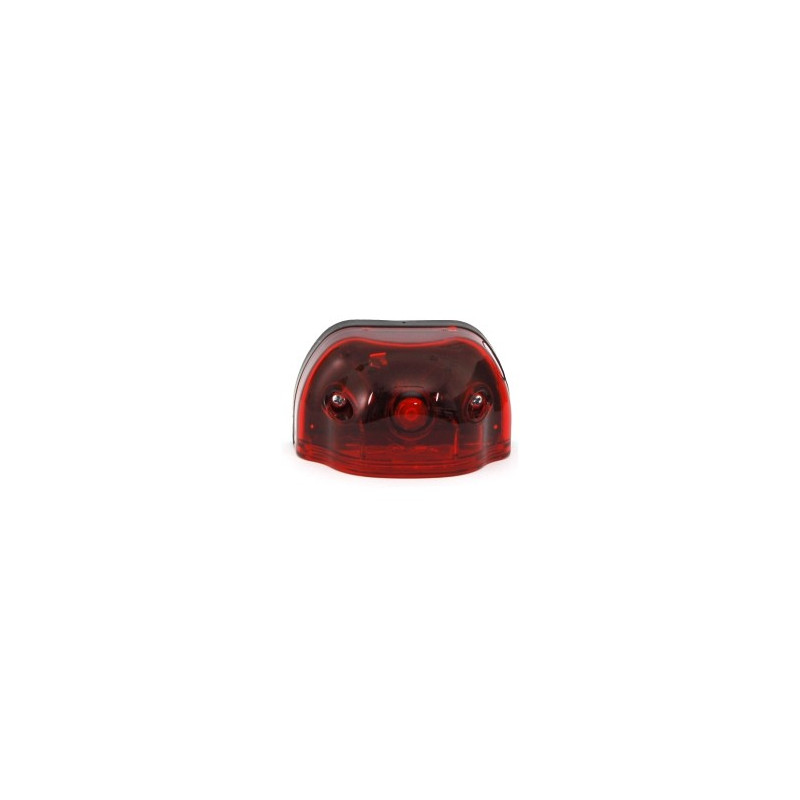 2 X LED Rote Lichter + Weiße Nummernschildlampen 12/24V Bus Lkw