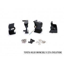 Kühlergrill Kit für den Toyota Hilux Invincible X , für LAZER ST4 Evolution Fernlichter