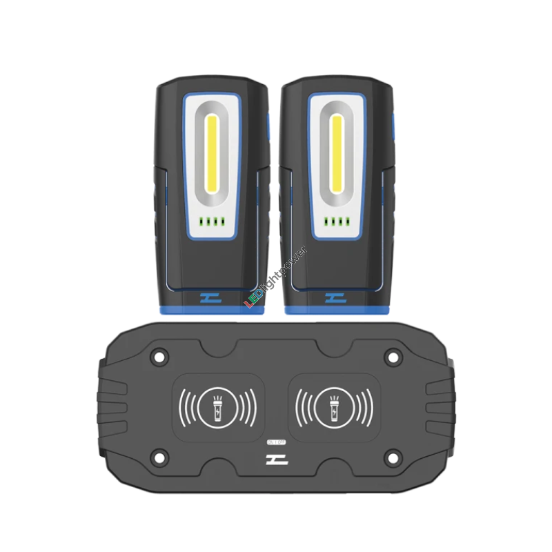 Set Wireless Pocket Platinium LED Handlampe Ladung kabellos    367173 