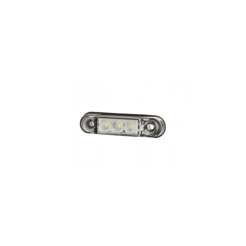 Mini LED Positionsleuchte rund 12-24V, weiss