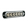 LED Frontblitzer dual color gelb/blau 12-24V, ECE R65 und R10