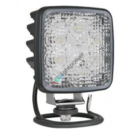 LED Arbeitsscheinwerfer mit Schalter 105x105, 12-24V, 800 Lumen