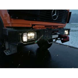 Voll LED Scheinwerfer Set für Mercedes Benz SK/NG mit Scheinwerferscheibenheizung