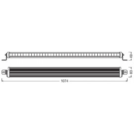 OSRAM LED Lightbar FX1000-CB SM, E-geprüft als Doppelfernlicht