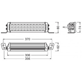 OSRAM LED Lightbar VX250-CB, 12-24V, 36W