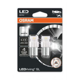 2er Set OSRAM LEDriving Birne BAY15d, 21/5W Ersatz, kaltweiss