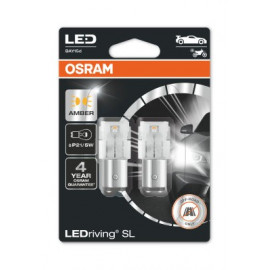 2er Set OSRAM LEDriving Birne BAY15d, 21/5W Ersatz, orange