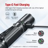 Klarus XT2CR PRO LED Taschenlampe, 2100 Lumen, inkl. Akku 3100mAh, mit USB aufladbar