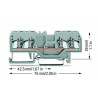 4-Leiter-Klemme Wago 2,5mm2 grau