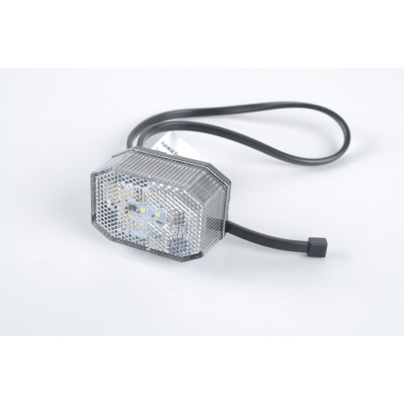 LED Positionsleuchte weiss mit Reflektor, Aspöck Flexipoint LED 9-33V