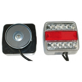 LED-Schlussleuchten-Set mit Magnet 12/24V