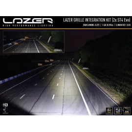 Kühlergrill Kit für den Toyota Landcruiser 70 Series 2007- , für LAZER ST Evolution Fernlichter