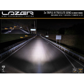 Kühlergrill Kit für den Toyota Hilux invinvible-X 2021-, für LAZER Triple-R Fernlichter