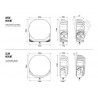 LAZER Sentinel Standard chrome, LED Fernscheinwerfer