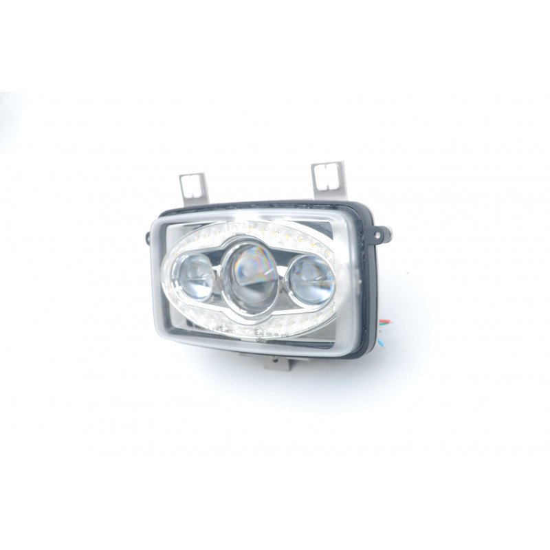 LED Einbauscheinwerfer H4 Abblend-, Fernlicht, Tagfahr- und Positionslicht,  Ersatz für Cobo Scheinwerfer