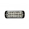 LED Frontblitzer Highpower, Superflach, 12-24V, ECE-R65