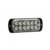 LED Frontblitzer Highpower, Superflach, 12-24V, ECE-R65
