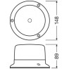 LED Drehlicht Osram RBL 102, 12-24V