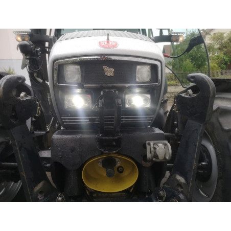 Traktor Scheinwerfer 2x MelTruck Scheinwerfer H4 12V/24V E20 Für Traktor & Schlepper | Mit Fernlicht, Abblendlicht & Positionslicht Fernlicht Abblendlicht