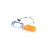 LED Seitenmarkierleuchte orange chrom 12/24V