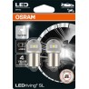 LED Birne BA15s 12V Osram R5W, weiss, Set (2 Stück), 5W Ersatz
