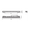 OSRAM LEDriving® LIGHTBAR SX500-SP, LED Fernlichtscheinwerfer 45W