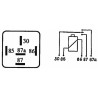 Mini-Relais mit Wechselkontakt 6V 20/30A