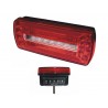 LED Rückleuchte 5 Funktion + KZL, 12V, 188x76, mit integrierter Blinkerlast