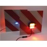 Satz Warntafeln 423x423 mit LED Schluss- und Positionsleuchten Überbreite