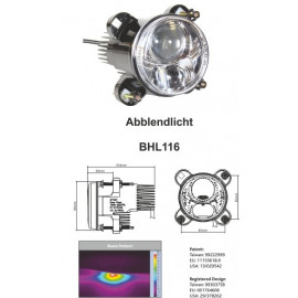 LED Abblendlichtscheinwerfer 90mm